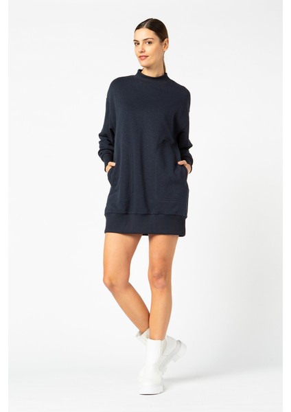 Vıgoss Kadın Balıkçı Yaka Uzun Sweatshirt 13340-00324 fiyatları