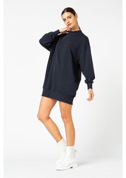 Vıgoss Kadın Balıkçı Yaka Uzun Sweatshirt 13340-00324 modelleri