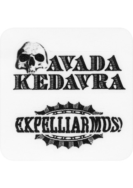 Harry Potter Dark Arts Özel Kesim Sticker Seti