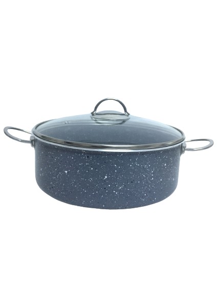 Granit Series 26 cm Derin Yanmaz Yapışmaz Granit Tencere