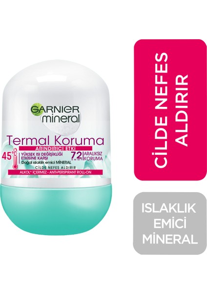 Mineral Termal Koruma Kadın Roll-On Deodorant