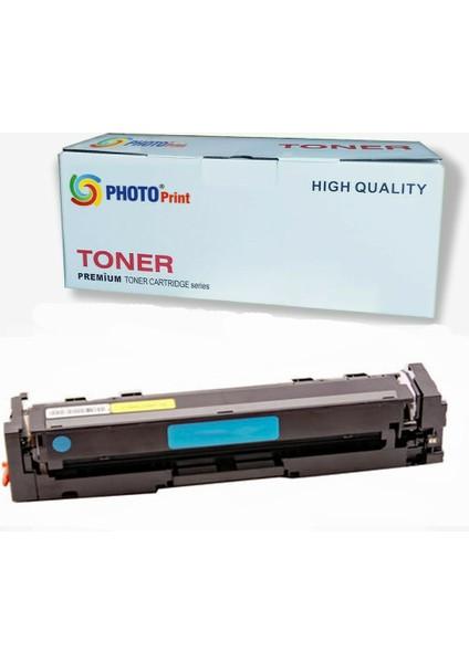 Hp Color Laserjet Pro M182NW 216A / W2411A Mavi Ithal Muadil Toner 850 Syf Renkli Chipsiz
