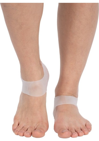 Silikon Topuk Çorabı (Çift) (W 722)