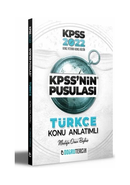 Doğru Tercih Yayınları 2022 KPSS'nin Pusulası Türkçe Konu Anlatımı