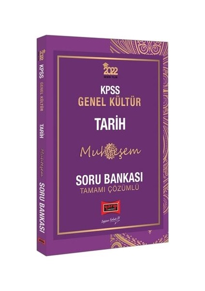 KPSS 2022 Genel Kültür Muhteşem Tarih Tamamı Çözümlü Soru Bankası