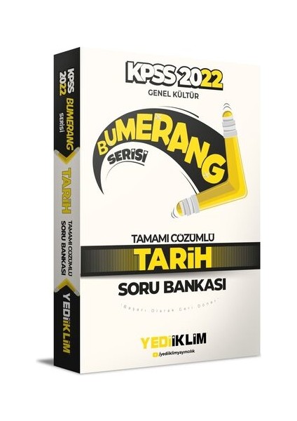 KPSS 2022 Genel Kültür Bumerang Tarih Tamamı Çözümlü Soru Bankası