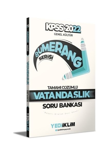 KPSS 2022 Genel Kültür Bumerang Vatandaşlık Tamamı Çözümlü Soru Bankası