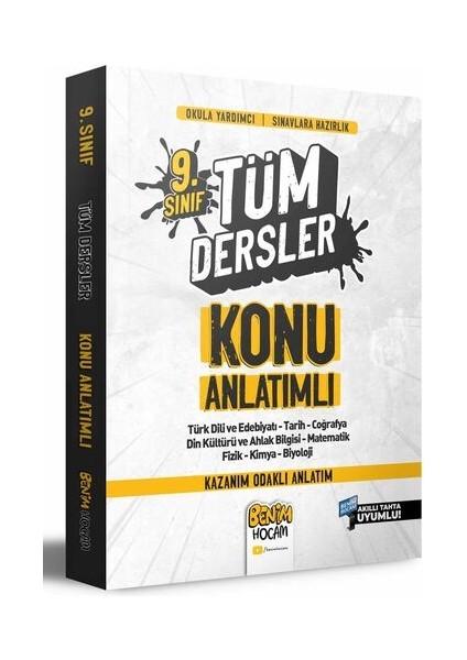 9. Sınıf Tüm Dersler