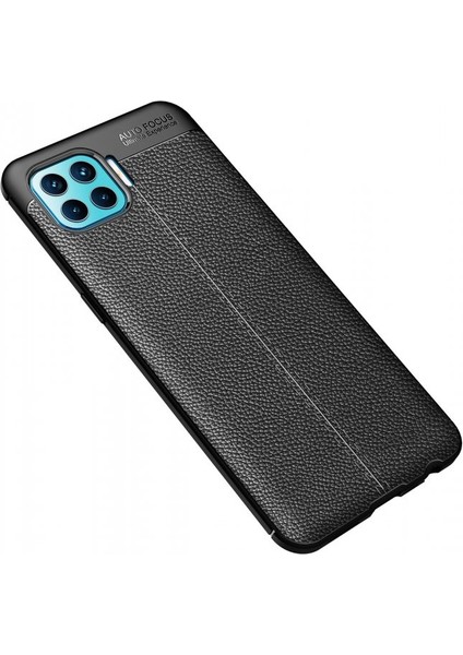 Oppo Reno 4 Lite Kılıf Niss Derili Silikon Siyah fiyatları