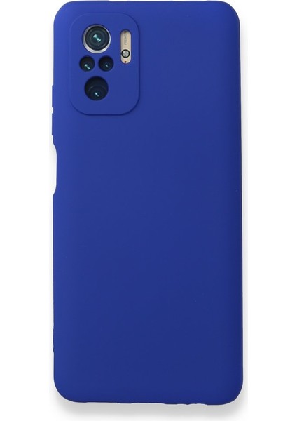 Xiaomi Redmi Note 10 Kılıf Ultra Elastik Silikon Rubber Premier Lacivert