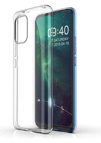 Xiaomi Mi 10 Lite Kılıf Ultra Şeffaf Elastik Kılıf Renksiz