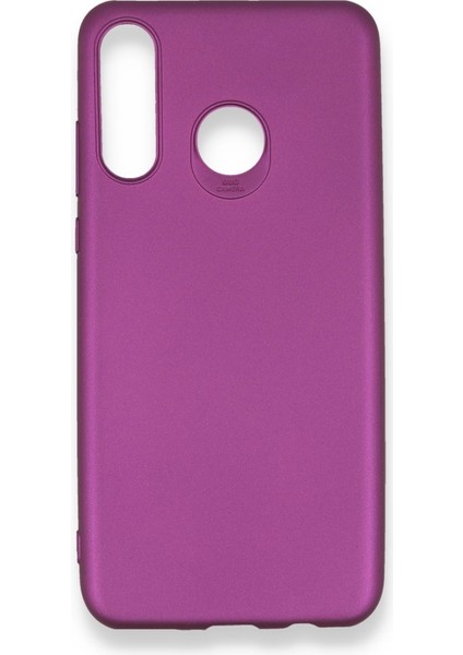 Huawei P30 Lite Kılıf Ultra Elastik Silikon Rubber Premier Mürdüm