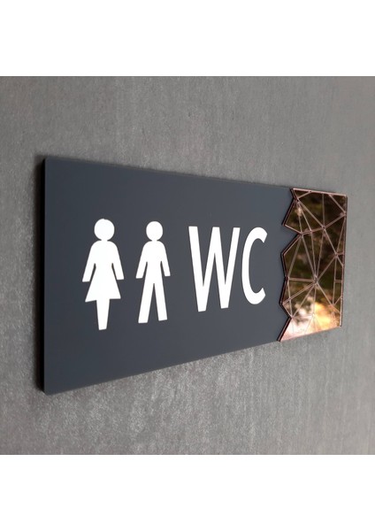 Pink Pearl Serisi Wc Yönlendirme Tabelası