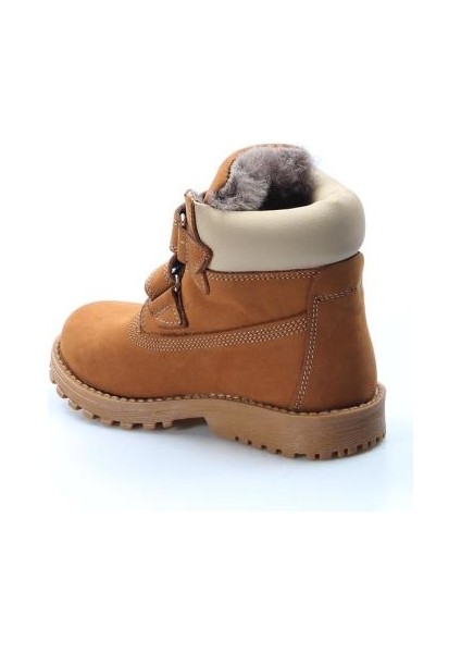 Deri Kürklü Unisex Çocuk Worker Bot 006KPA1001