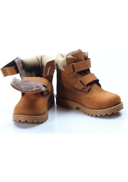 Deri Kürklü Unisex Çocuk Worker Bot 006KPA1001