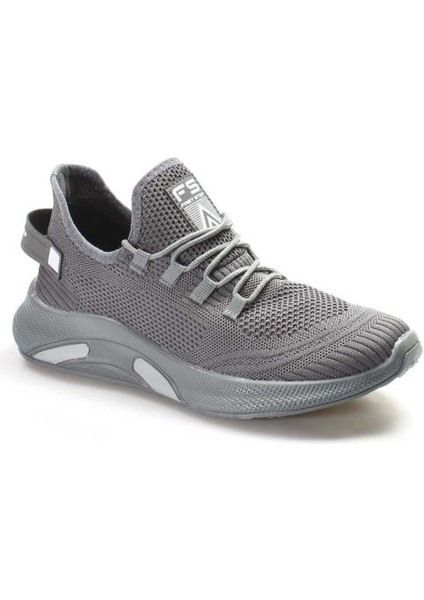 Fast Step Unisex Sneaker Günlük Rahat Esnek Spor Koşu Yürüyüş Fileli Hafif Ayakkabı Füme 925xa44