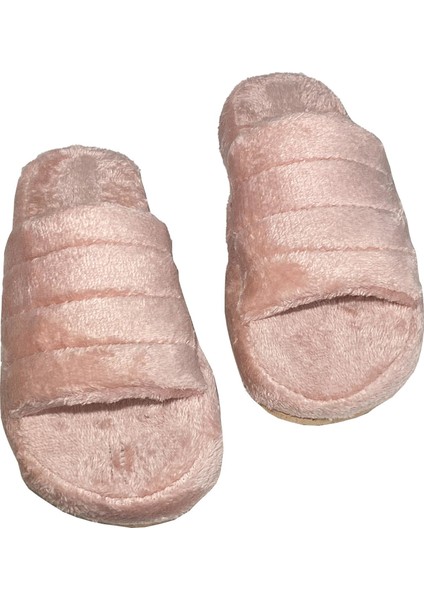 Peluş A26 Kadın Peluşlu Kışlık Burnu Açık Ev Terliği modelleri