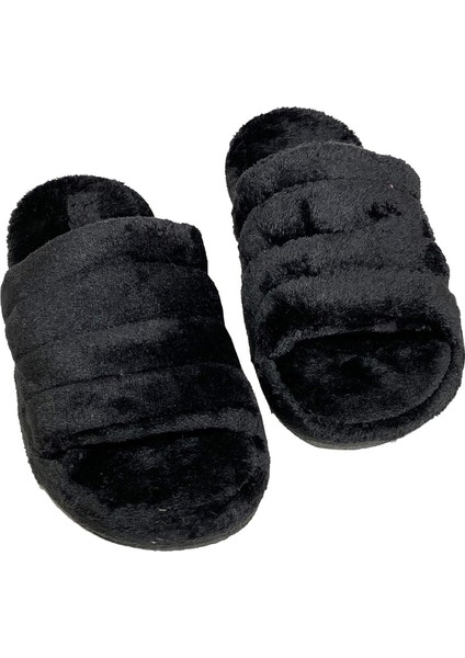 Peluş A26 Kadın Peluşlu Kışlık Burnu Açık Ev Terliği modelleri