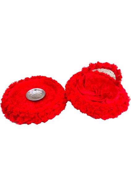 Lazer Çiçekli Kına Sepeti ve Kına Tepsi