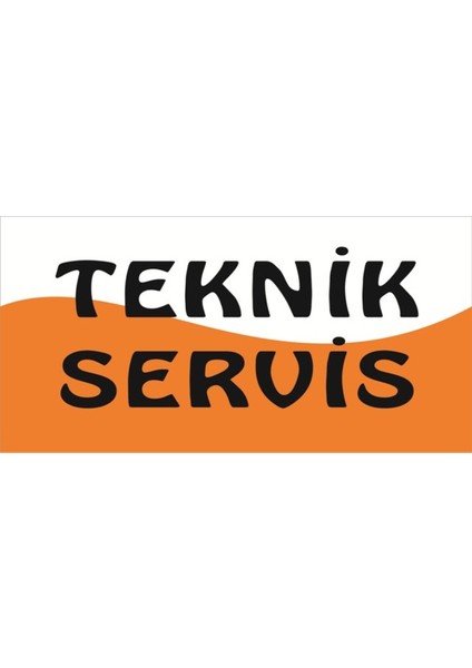 Yangın Takımınızın Renklerinde Kısım Tabelası Teknik Servis Yazılı 15X30 cm B-11