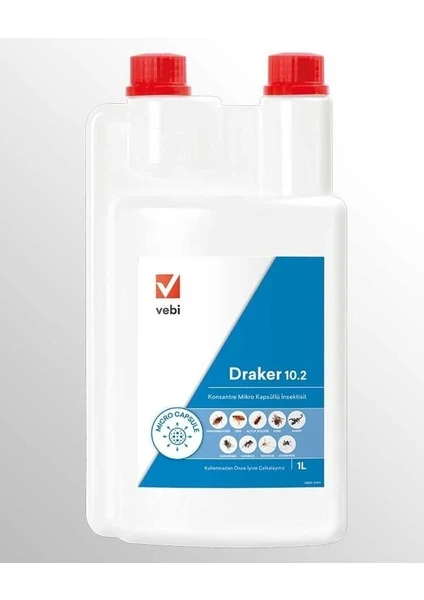 Vebi Draker 10.2 Konsantre 1lt Haşereöldürücü