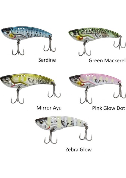 Vib Blade 5.5 cm 14,5 gr Suni Yem - Green Mackerel fiyatları