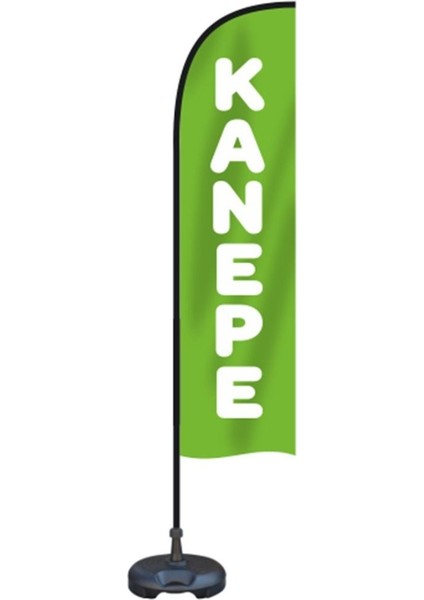 Kanepe Temalı Olta Yelken Bayrak 75 x 300 cm A+ Kumaş