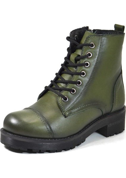 611 Deri Haki Fermuarlı Kadın Postal Bot fiyatları