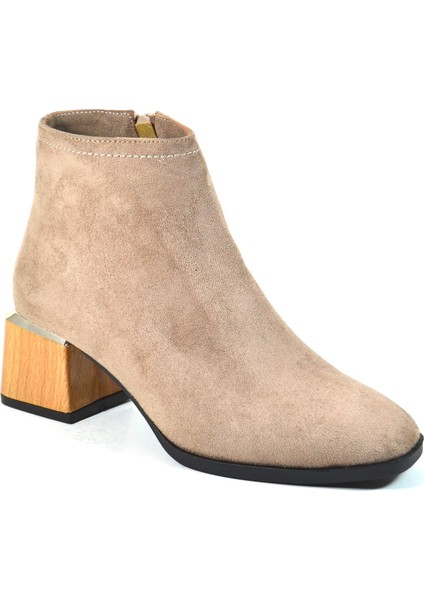 Ten Süet Topuklu Klasik Kadın Bot fiyatları