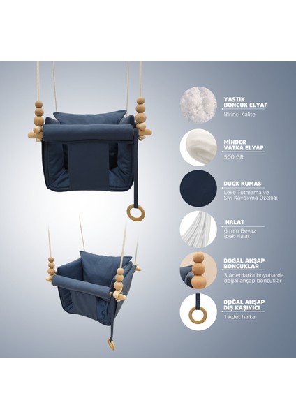 Denim Mavi Dream Swing Salıncak