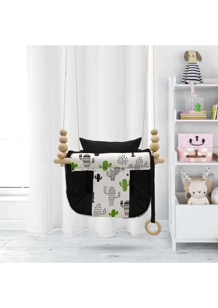 Kaktüs Siyah Kombin Dream Swing Salıncak