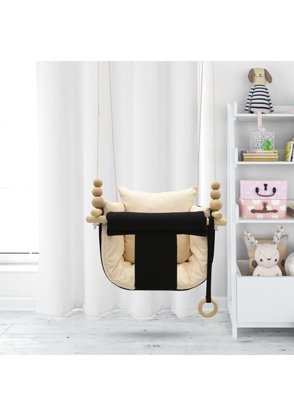 Siyah Krem Kombin Dream Swing Salıncak