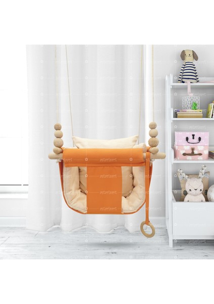 Turuncu Krem Kombin Dream Swing Salıncak