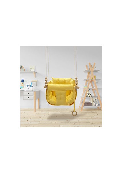 Sarı Puffy Swing Salıncak