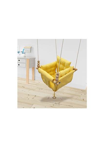 Sarı Puffy Swing Salıncak