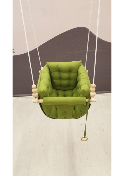 Yeşil Puffy Swing Salıncak
