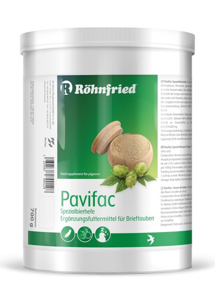 Pavifac Polenli Bira Mayası 700 Gram