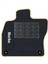 Honda Civic Euro Hatchback 2001- 2003 - 5 Kapı Siyah Halı Bej Kenar Elipsler Topuk 2250 gr Paspas 1