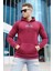 Bordo Kapüşonlu Sweatshirt 5331 1