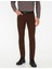 Erkek Kahverengi Slim Fit Kanvas Pantolon 50239836-VR029 2