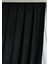 Siyah Düz Renk Pileli Soft Fon Perde, 1/2,5 Normal Pile, Tek Kanat 50 x 260 cm 5