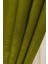Fıstık Yeşil Düz Renk Pileli Soft Fon Perde, 1/2,5 Normal Pile, Tek Kanat 90 x 240 cm 4