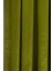 Fıstık Yeşil Düz Renk Pileli Soft Fon Perde, 1/2,5 Normal Pile, Tek Kanat 50 x 240 cm 5