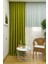 Fıstık Yeşil Düz Renk Pileli Soft Fon Perde, 1/2,5 Normal Pile, Tek Kanat 50 x 260 cm 1