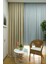 Bej Düz Renk Pileli Soft Fon Perde, 1/2 Seyrek Pile, Tek Kanat 70 x 250 cm 1