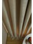 Bej Düz Renk Pileli Soft Fon Perde, 1/2 Seyrek Pile, Tek Kanat 70 x 250 cm 4