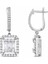 0.84CT Pırlanta Baget Küpe 2