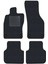 Honda Civic Euro Hatchback 2003-2005 -5 Kapı Makyaj Siyah Halı Siyah Kenar Baklava Topuk 2250 gr Paspas 1