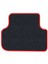 Renault Twingo 1993-2012 Siyah Halı Kırmızı Kenar Deri Petek Topuk 2250 gr Paspas 4
