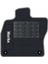 Renault Megane 2 2002-2008 Sedan Hatchback Siyah Halı Gri Kenar Elipsler Topuk 2250 gr Paspas 2
